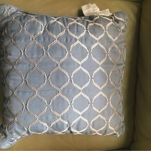 Martha Stewart Blue Gray Accent Throw Pillow